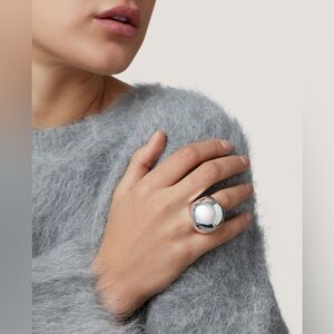 JENNY BIRD Supernova Silver Ring Size 9/10 NWT